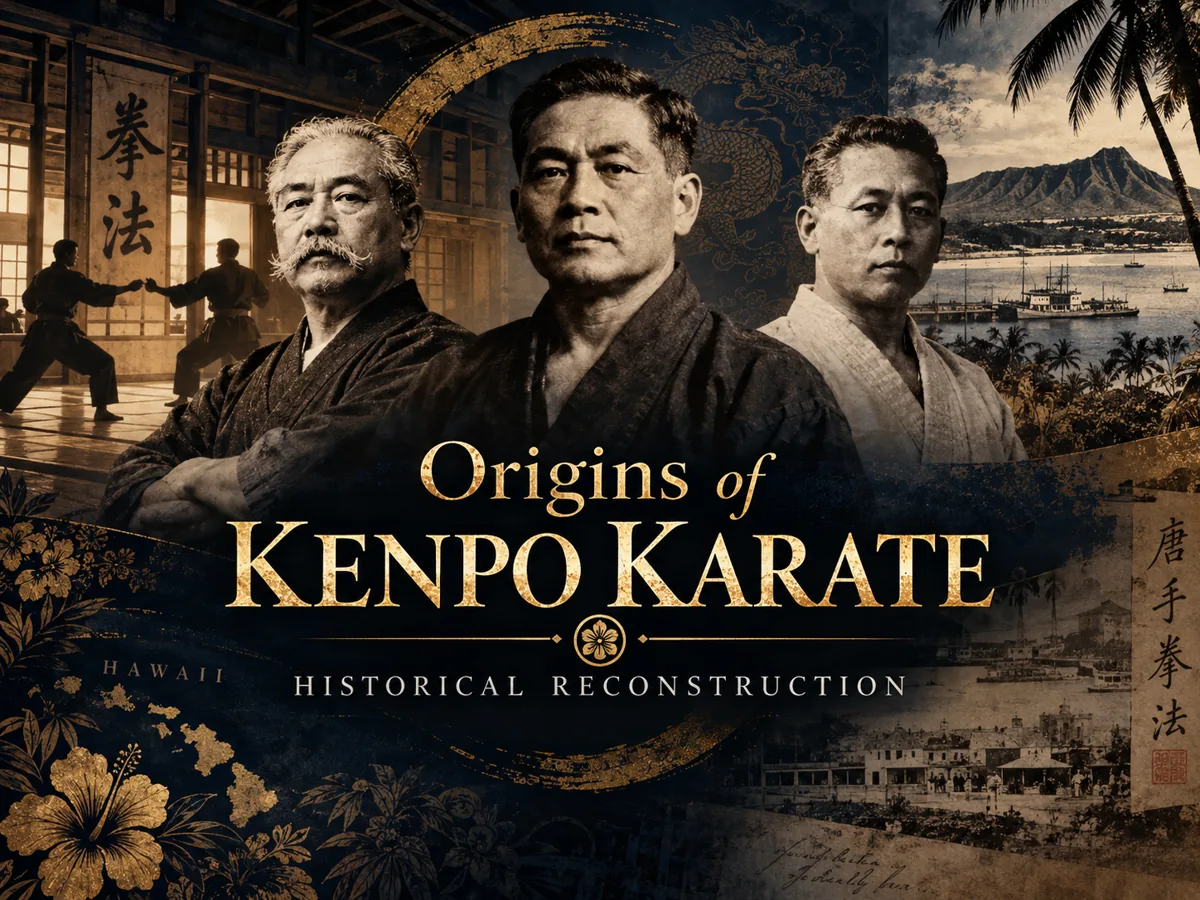 Origins of Kenpo Karate interpretive historical illustration